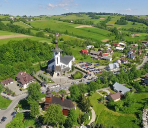 Gmina Grybów z lotu ptaka