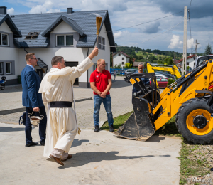 Poświęcenie nowych sprzętów przekazanych dla ZWiK