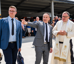 Poświęcenie nowych sprzętów przekazanych dla ZWiK