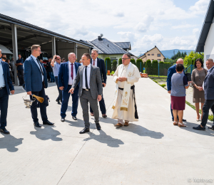 Poświęcenie nowych sprzętów przekazanych dla ZWiK