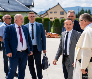 Poświęcenie nowych sprzętów przekazanych dla ZWiK