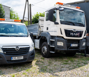 Poświęcenie nowych sprzętów przekazanych dla ZWiK