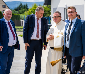 Poświęcenie nowych sprzętów przekazanych dla ZWiK