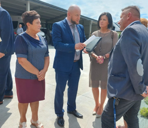 Poświęcenie nowych sprzętów przekazanych dla ZWiK