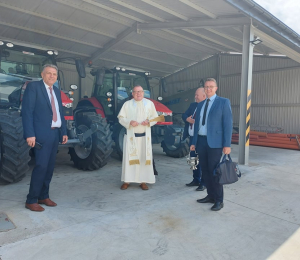 Poświęcenie nowych sprzętów przekazanych dla ZWiK