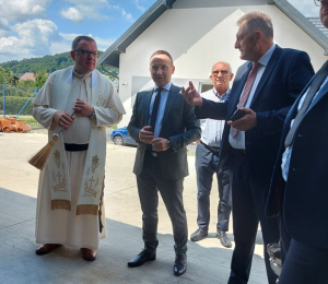 Poświęcenie nowych sprzętów przekazanych dla ZWiK