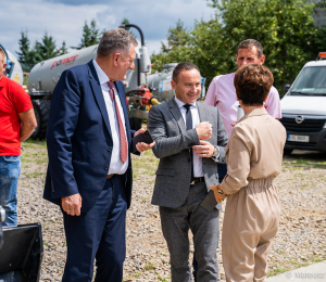 Poświęcenie nowych sprzętów przekazanych dla ZWiK