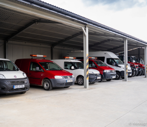 Poświęcenie nowych sprzętów przekazanych dla ZWiK