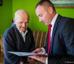 100 - lecie urodzin mieszkańca Siołkowej