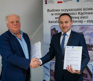 Podpisane umowy na realizację kolejnych zadań z zakresu gospodarki wodno- ściekowej