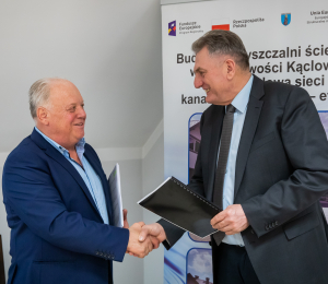 Podpisane umowy na realizację kolejnych zadań z zakresu gospodarki wodno- ściekowej