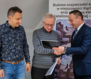 Podpisane umowy na realizację kolejnych zadań z zakresu gospodarki wodno- ściekowej