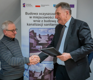 Podpisane umowy na realizację kolejnych zadań z zakresu gospodarki wodno- ściekowej