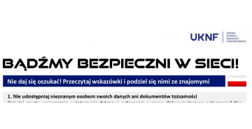Plakat Bądźmy Bezpieczni w Sieci