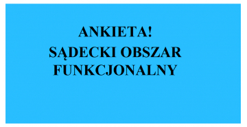 Ankieta Sądecki Obszar Funkcjonalny