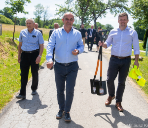 Rozpoczęcie prac wod. - kan. w Kąclowej i Białej Niżnej