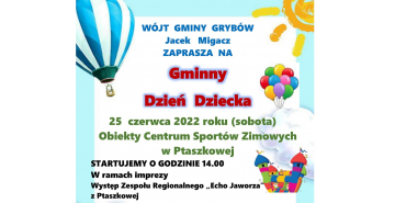 plakat Gminny Dzień Dziecka