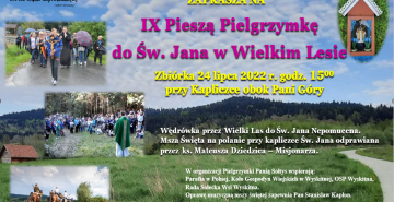 Plakat Zaproszenie na Pielgrzymkę