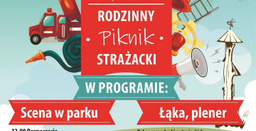 Plakat Strażacki Piknik Rodzinny