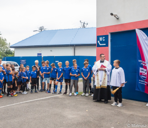 Stadion KS Kolejarz Stróże z nadanym imieniem