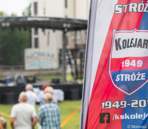 Stadion KS Kolejarz Stróże z nadanym imieniem