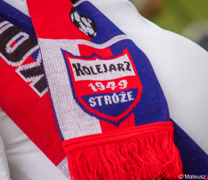 Stadion KS Kolejarz Stróże z nadanym imieniem