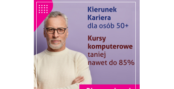 Plakat Kierunek Kariera dla osób 50+