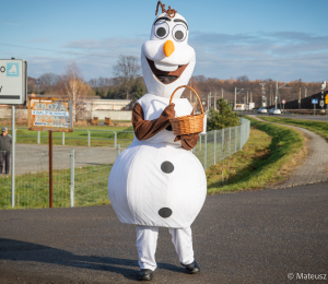 maskotka lodowiska Olaf