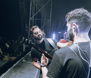 Dożynki gminne w Stróżach-koncert zespołu ŁZY