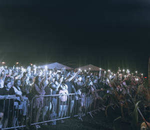 Dożynki gminne w Stróżach-koncert zespołu ŁZY