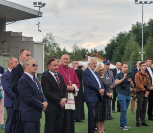 Wmurowanie kamienia węgielnego pod rozbudowę hospicjum w Stróżach