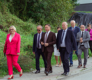 Wmurowanie aktu erekcyjnego oraz kamienia węgielnego pod budowę nowej Szkoły Podstawowej im. Armii Krajowej w Gródku