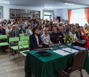 Wmurowanie aktu erekcyjnego oraz kamienia węgielnego pod budowę nowej Szkoły Podstawowej im. Armii Krajowej w Gródku