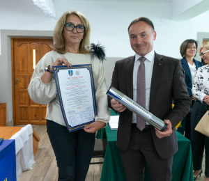 Wmurowanie aktu erekcyjnego oraz kamienia węgielnego pod budowę nowej Szkoły Podstawowej im. Armii Krajowej w Gródku