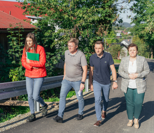 Zakończenie remontu drogi gminnej nr 294619K Gródek- Na Podlesie