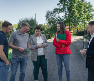 Zakończenie remontu drogi gminnej nr 294619K Gródek- Na Podlesie