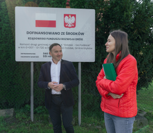 Zakończenie remontu drogi gminnej nr 294619K Gródek- Na Podlesie