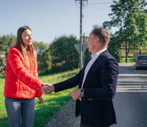Zakończenie remontu drogi gminnej nr 294619K Gródek- Na Podlesie