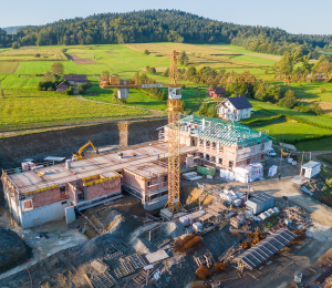 Fotorelacja z placu budowy szkoły w Gródku