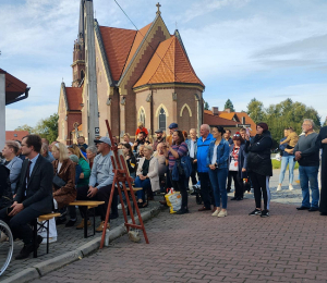 Mural oficerów Romana Proszka i Mariana Jureckiego odsłonięty
