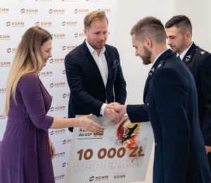 Promesy KGHM Polska Miedź dla OSP