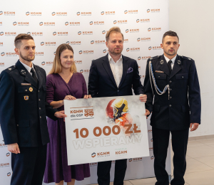 Promesy KGHM Polska Miedź dla OSP