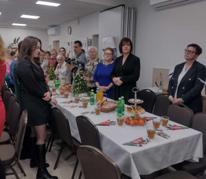 Uroczysta Wigilia w Warsztacie Terapii Zajęciowej w Siołkowej 