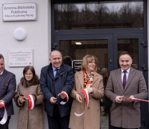 Uroczyste otwarcie Biblioteki w Krużlowej Niżnej.