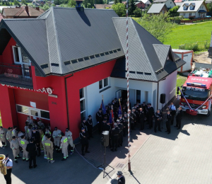 Poświęcenie wozu ratowniczo-gaśniczego we Florynce