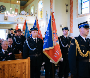 Poświęcenie wozu ratowniczo-gaśniczego we Florynce