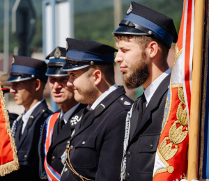 Poświęcenie wozu ratowniczo-gaśniczego we Florynce