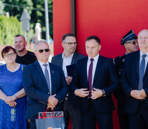 Poświęcenie wozu ratowniczo-gaśniczego we Florynce