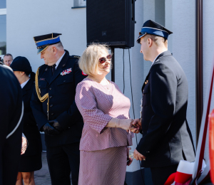 Poświęcenie wozu ratowniczo-gaśniczego we Florynce