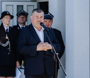 Poświęcenie wozu ratowniczo-gaśniczego we Florynce